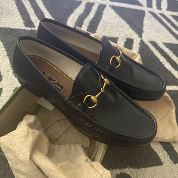 Black Gucci Betis Glamour Nero loafers main image 7